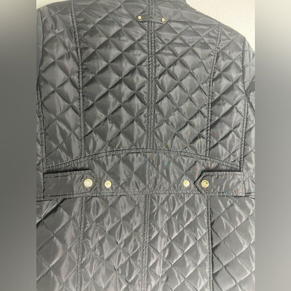 Ralph Lauren Quilted Mockneck Jacket Size M Black - Picture 6 of 12
